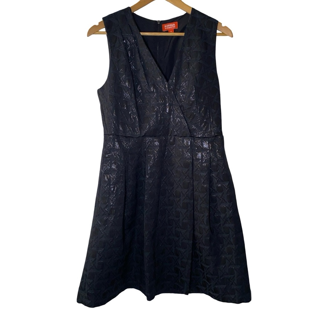 Kirna Zabete for Target black sleeveless dress size 12 fit and‎ flare